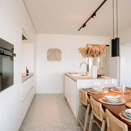 Stijlvol Met Terras En Panoramisch Zeezicht Appartement